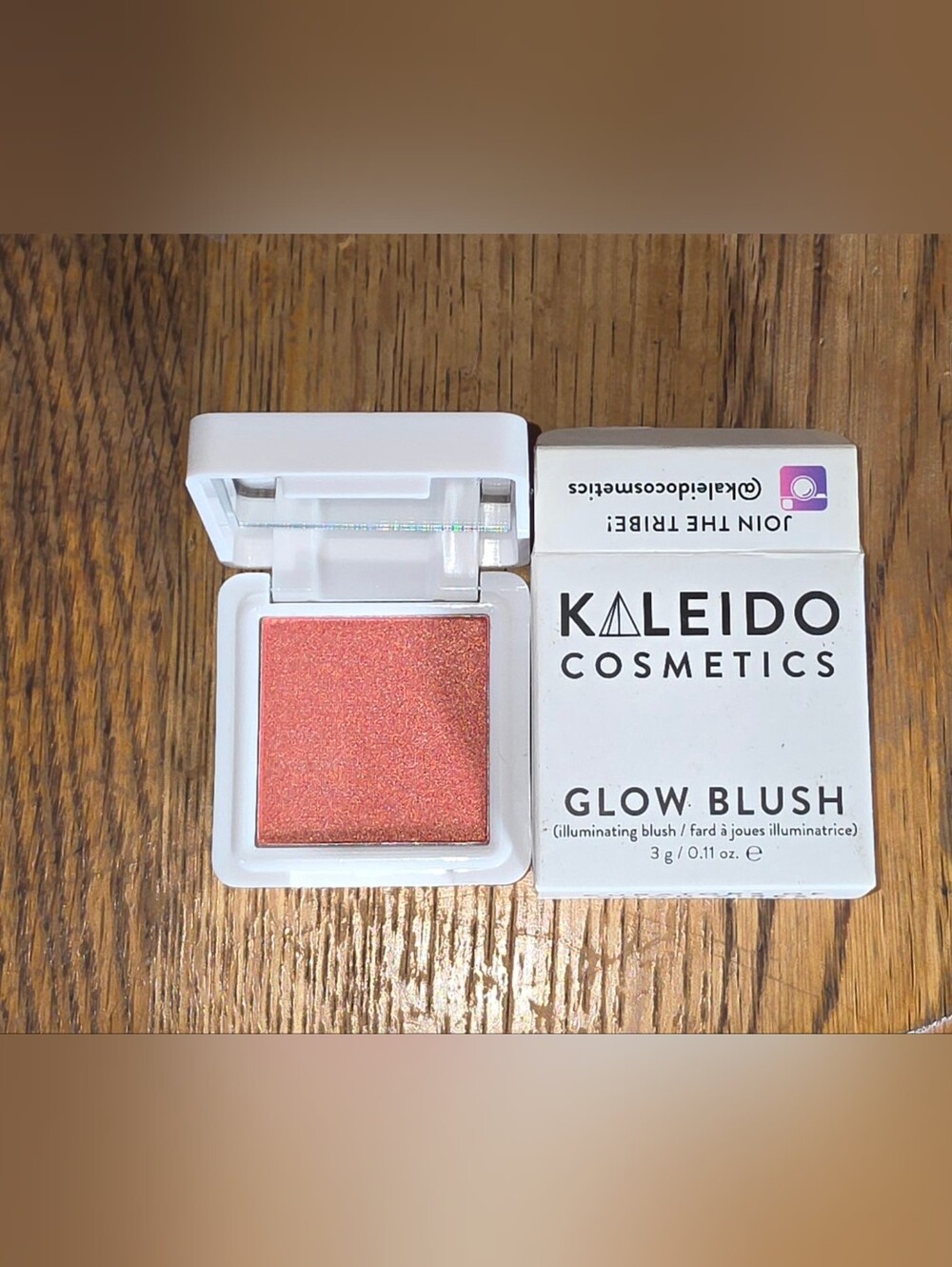 Kaleido Cosmetics Glow Blush — Rose Gold 0.11oz BNIB